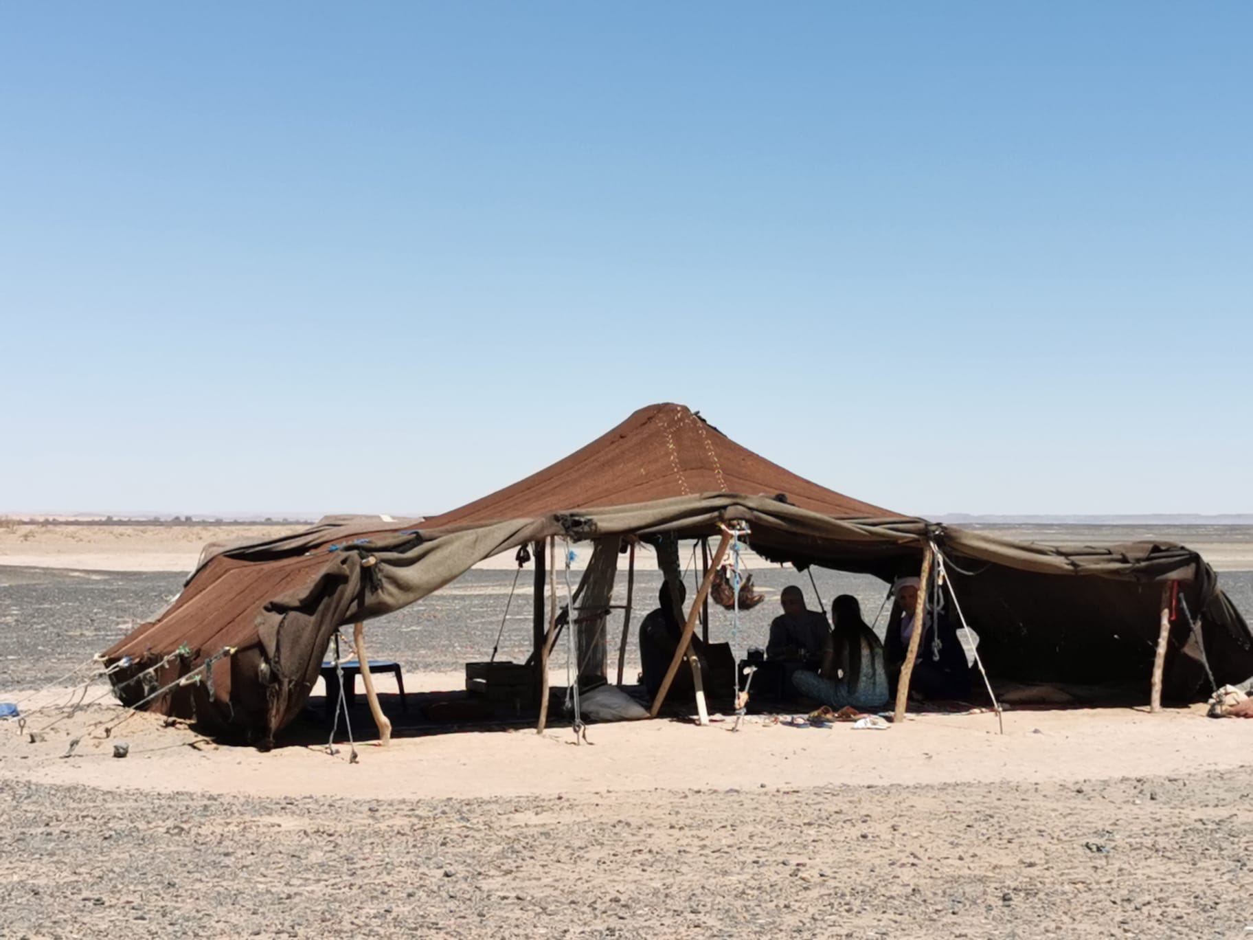 Paisaje del desierto del Sahara